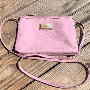 BCBG small dusty purple crossbody bag.